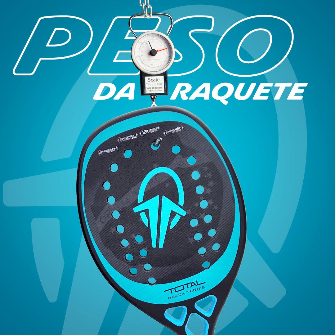 O que o peso da raquete influencia no play? - Total Beach Tennis