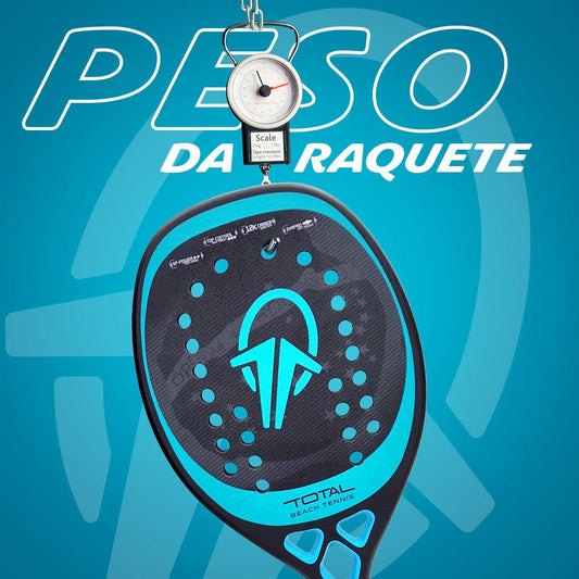 O que o peso da raquete influencia no play? - Total Beach Tennis