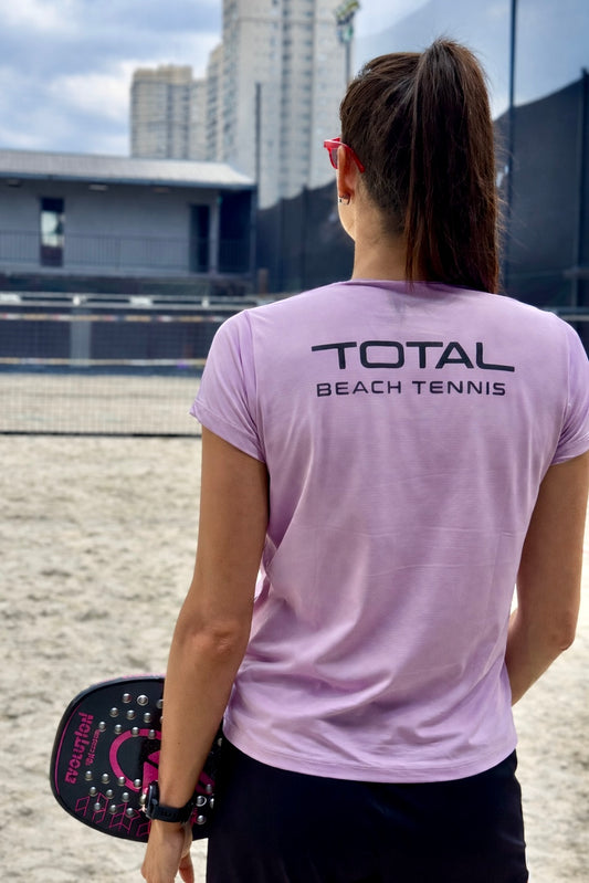 Camiseta Dryfit Training Feminina Lilás