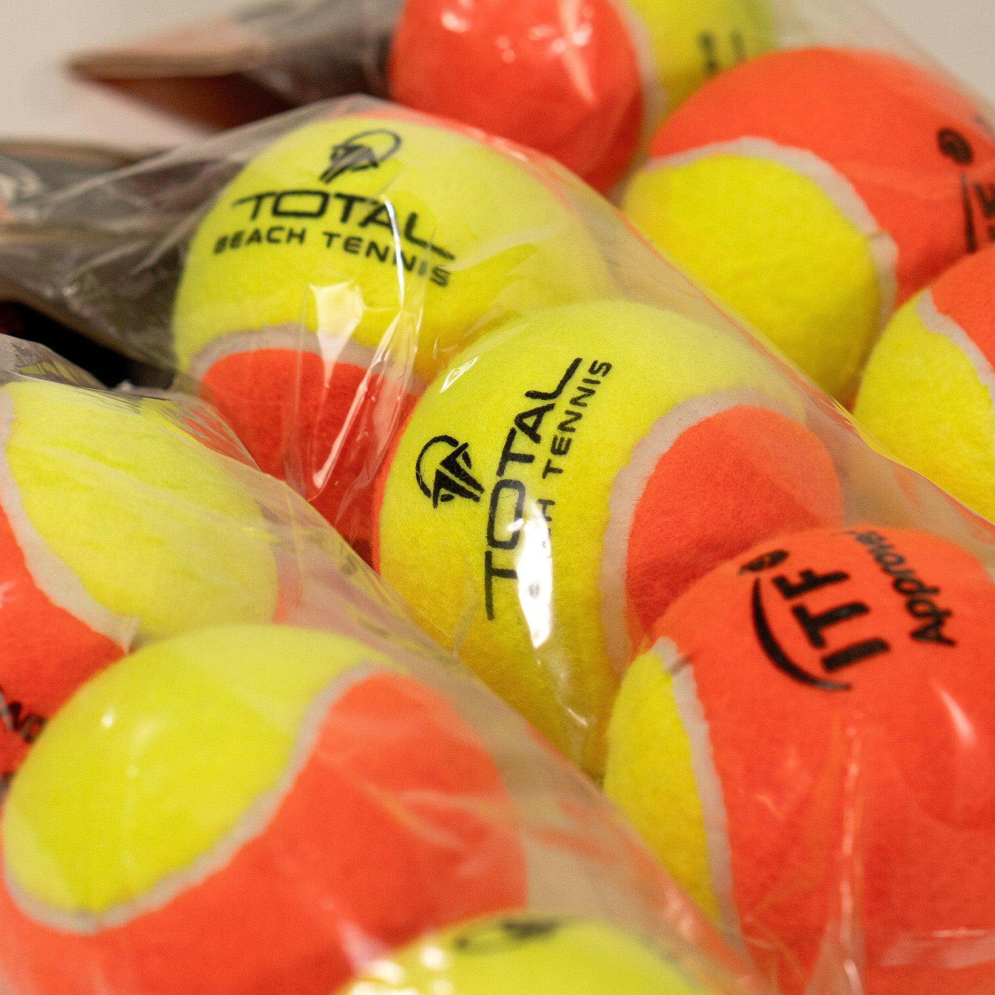 Bola de Beach Tennis TBT ITF Approved - 12 Unidades - Total Beach Tennis