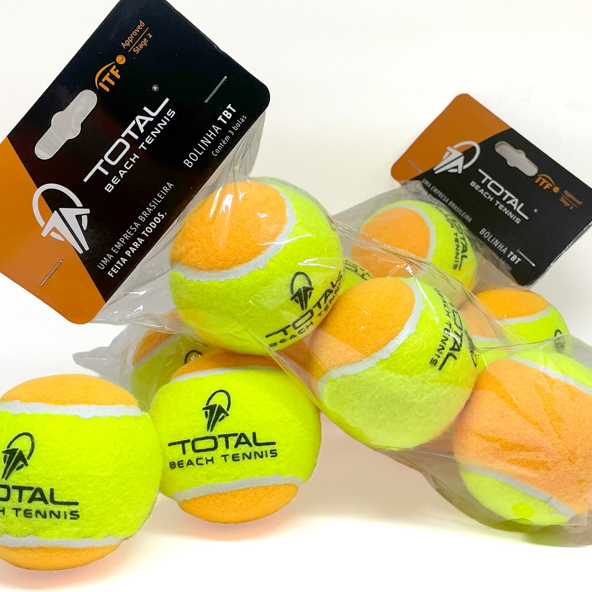 Kit 3 bolas beach tennis ITF Approved