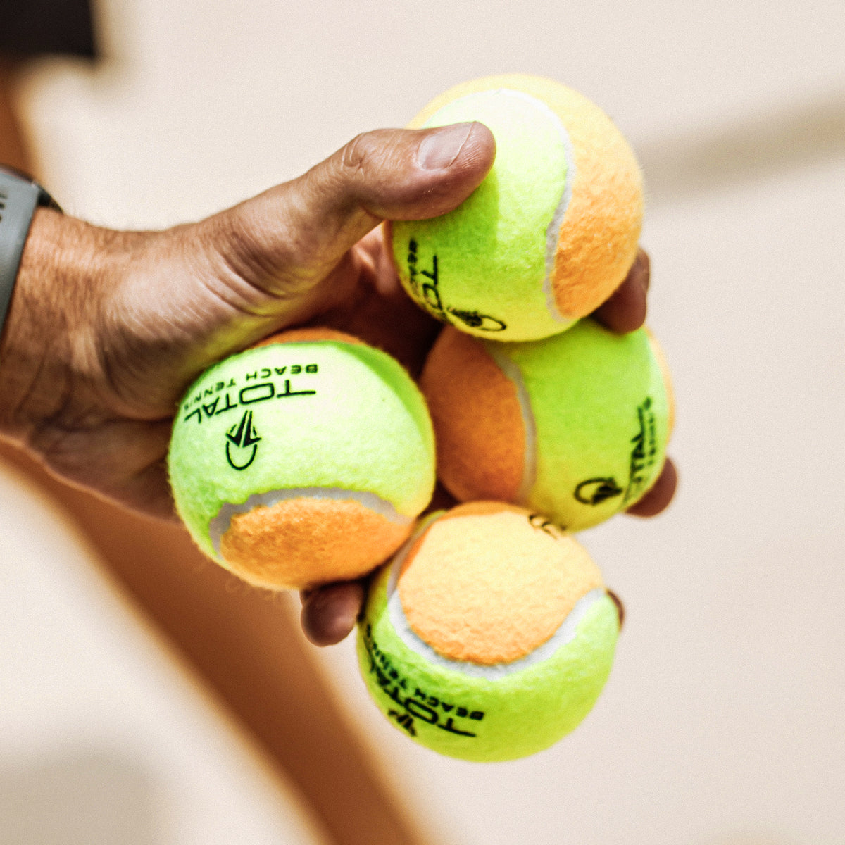 Bola de Beach Tennis TBT ITF Approved - 12 Unidades
