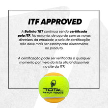 Kit 3 bolas beach tennis ITF Approved