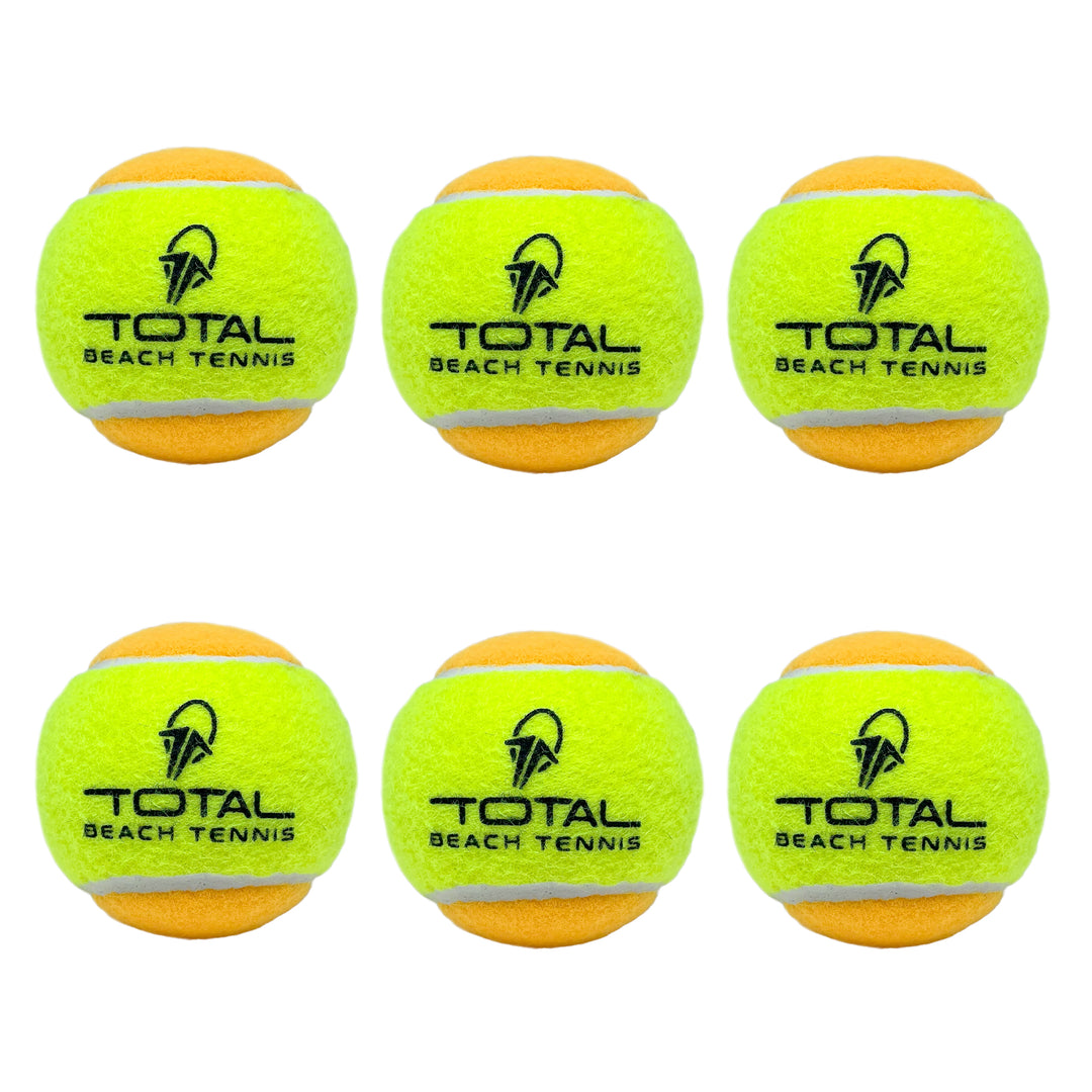 Bola Beach Tennis ITF Approved - 6 Unidades