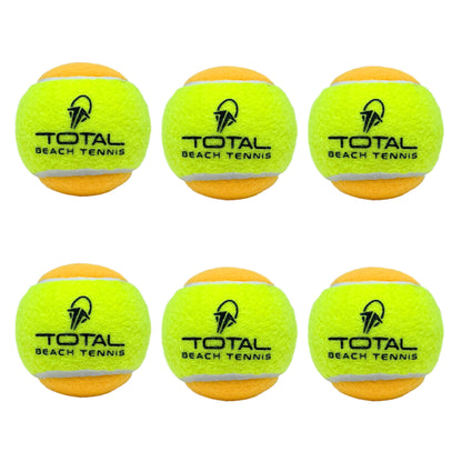 Bola Beach Tennis ITF Approved - 6 Unidades