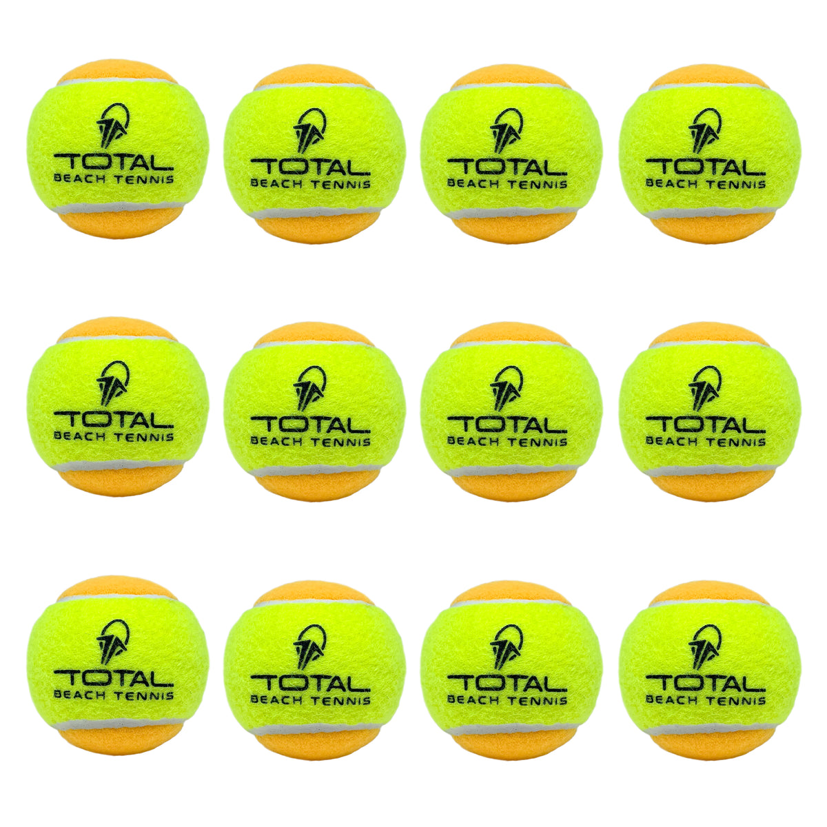 Bola de Beach Tennis TBT ITF Approved - 12 Unidades
