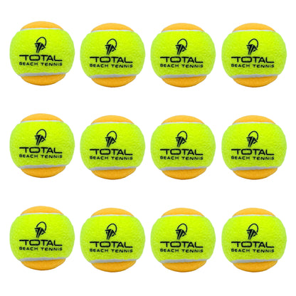 Bola de Beach Tennis TBT ITF Approved - 12 Unidades