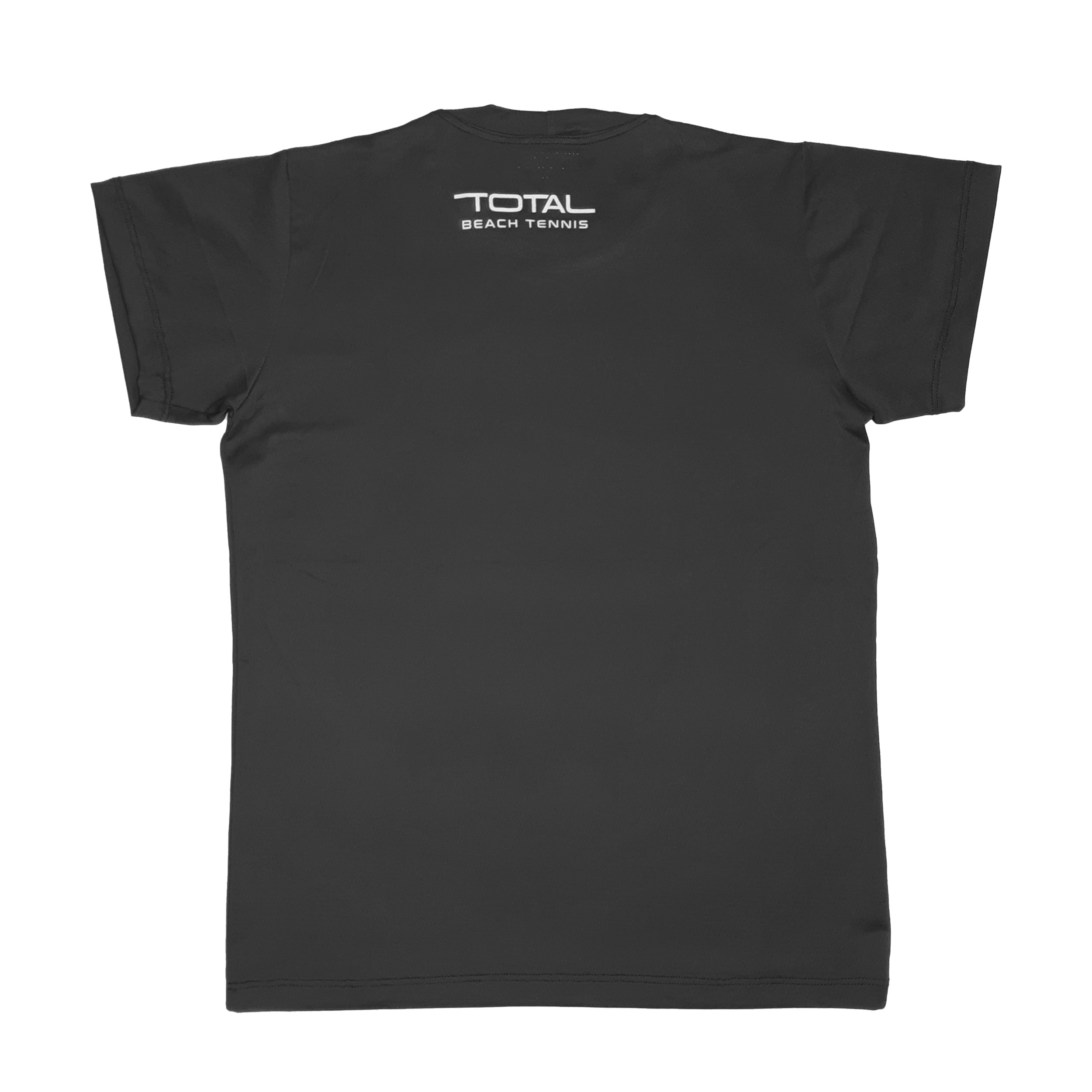 Camiseta Dryfit Tour Feminina Preta - Total Beach Tennis