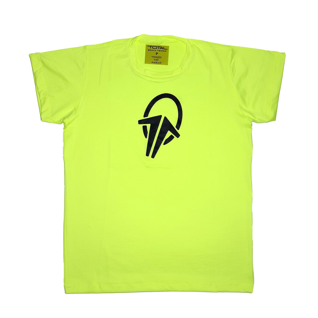 Camiseta Dryfit Training Feminina Amarela - Total Beach Tennis