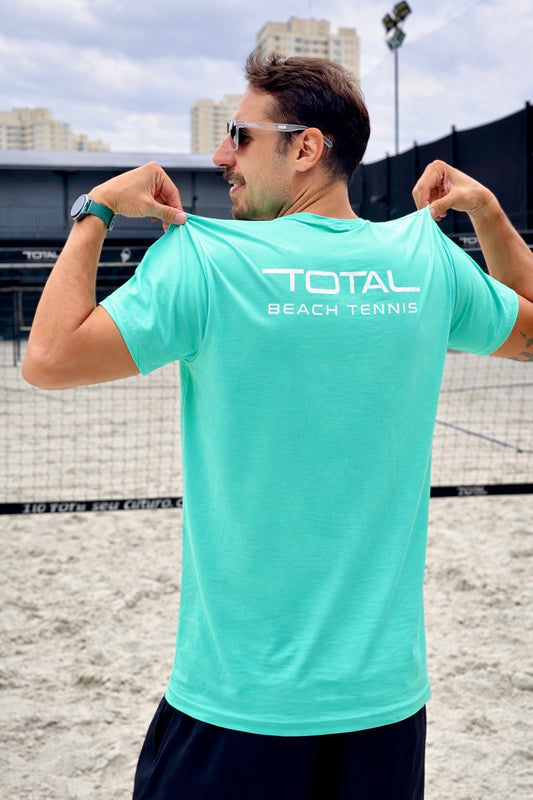 Camiseta Dryfit Training Masculina Verde Água