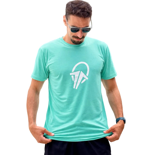 Camiseta Dryfit Training Masculina Verde Água