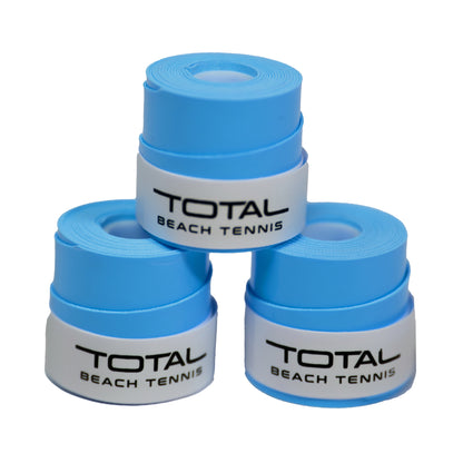 Kit Raquete Beach Tennis Total Pro + 3 Bolas + 3 Overgrips + 1 Fita + Capa