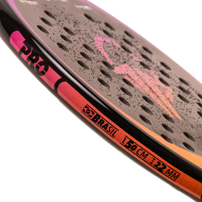 Raquete Beach Tennis Carbono 12k Total Pro Sunset + Capa - Total Beach Tennis