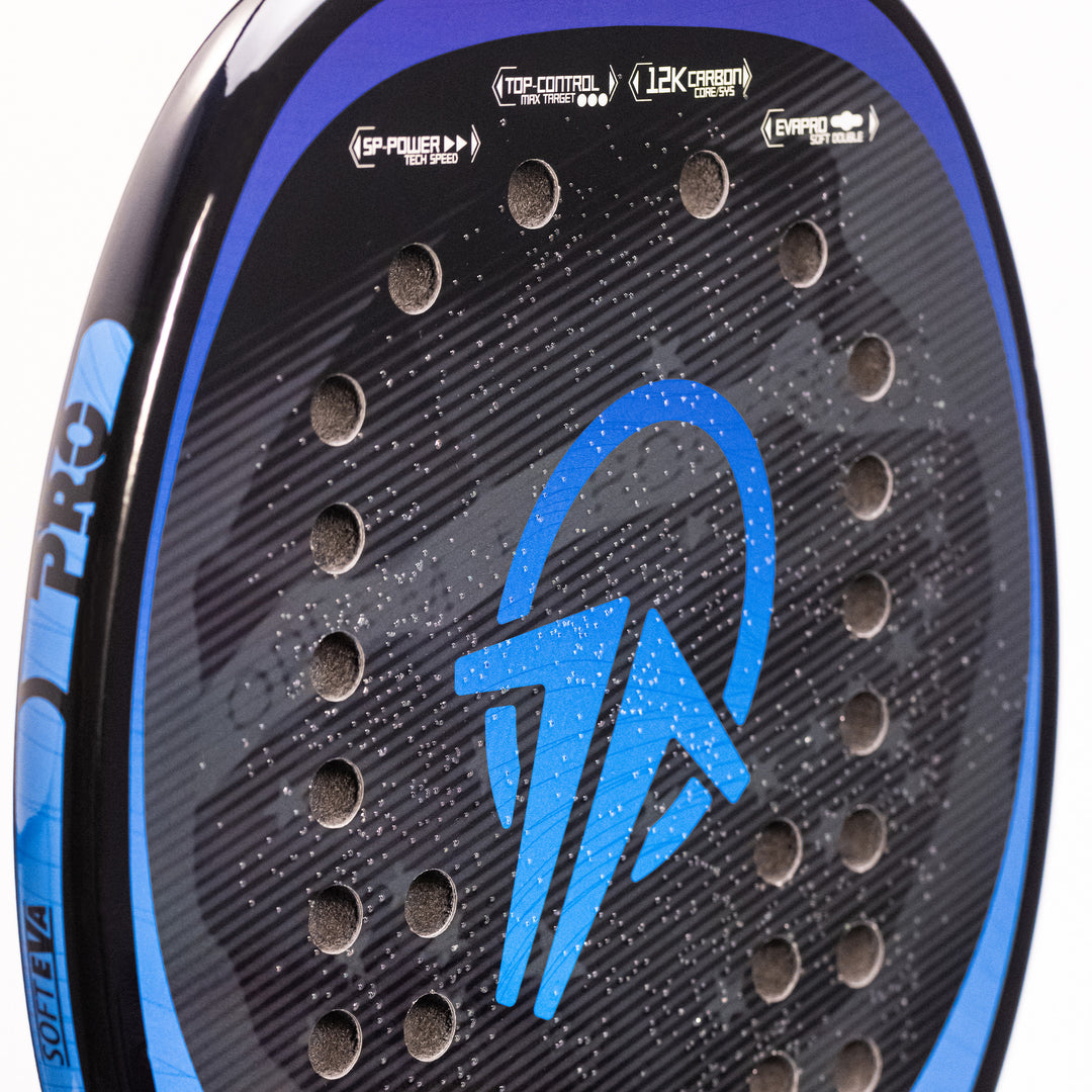 Kit Raquete Beach Tennis Total Pro + Bola + Grip + Fita + Capa