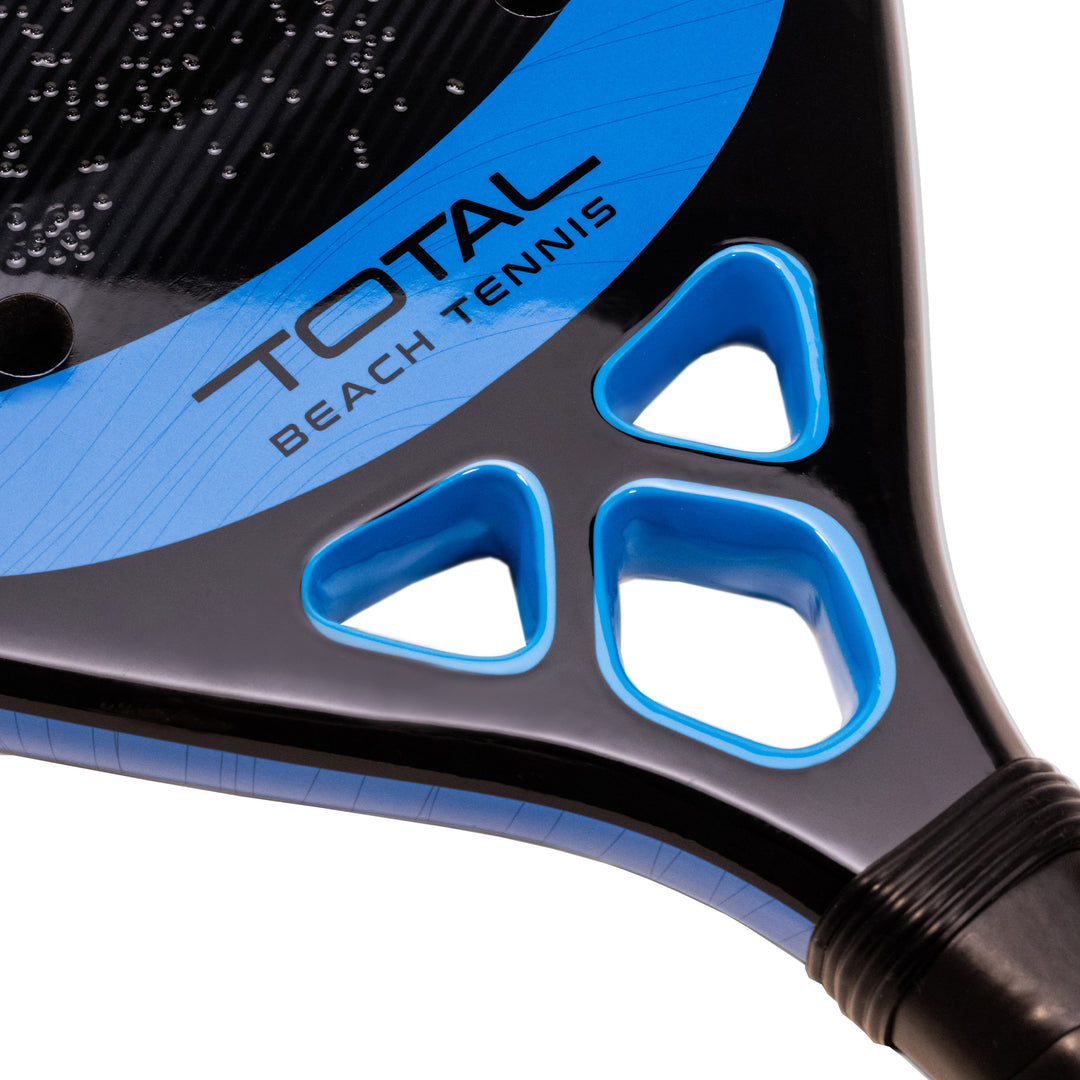 Kit Raquete Beach Tennis Total Pro + Bola + Grip + Fita + Capa