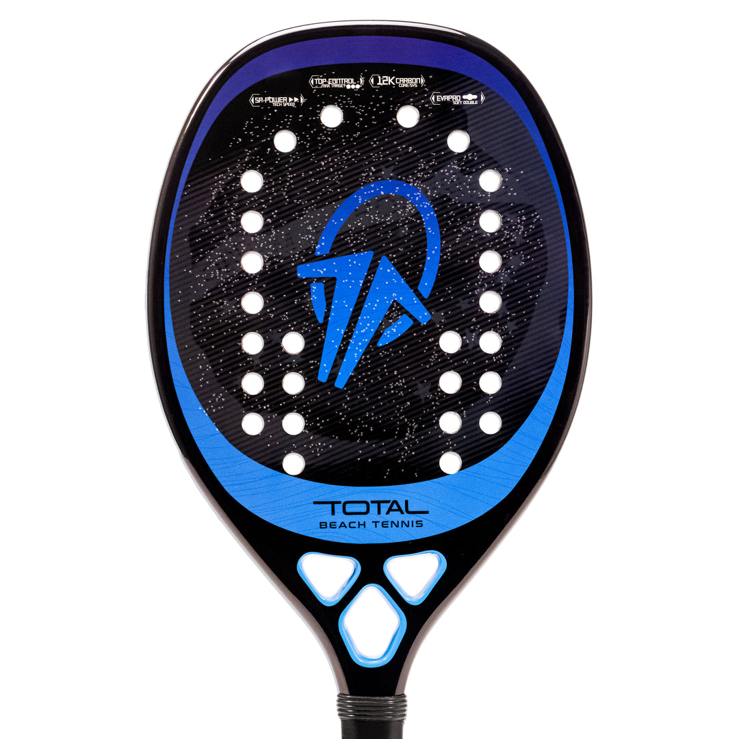 Raquete Beach Tennis Carbono 12k Total Pro + Capa - Total Beach Tennis