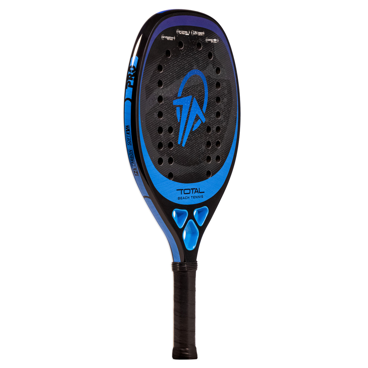 Raquete Beach Tennis Carbono 12k Total Pro + Capa - Total Beach Tennis