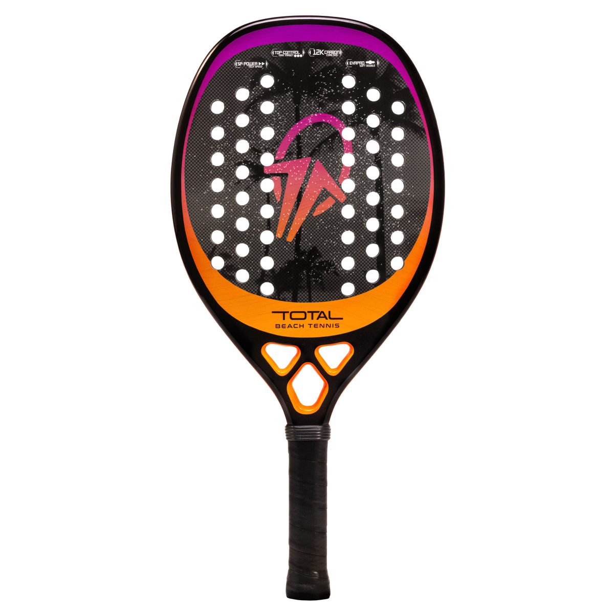 Raquete Beach Tennis Carbono 12k Total Pro Sunset + Capa - Total Beach Tennis