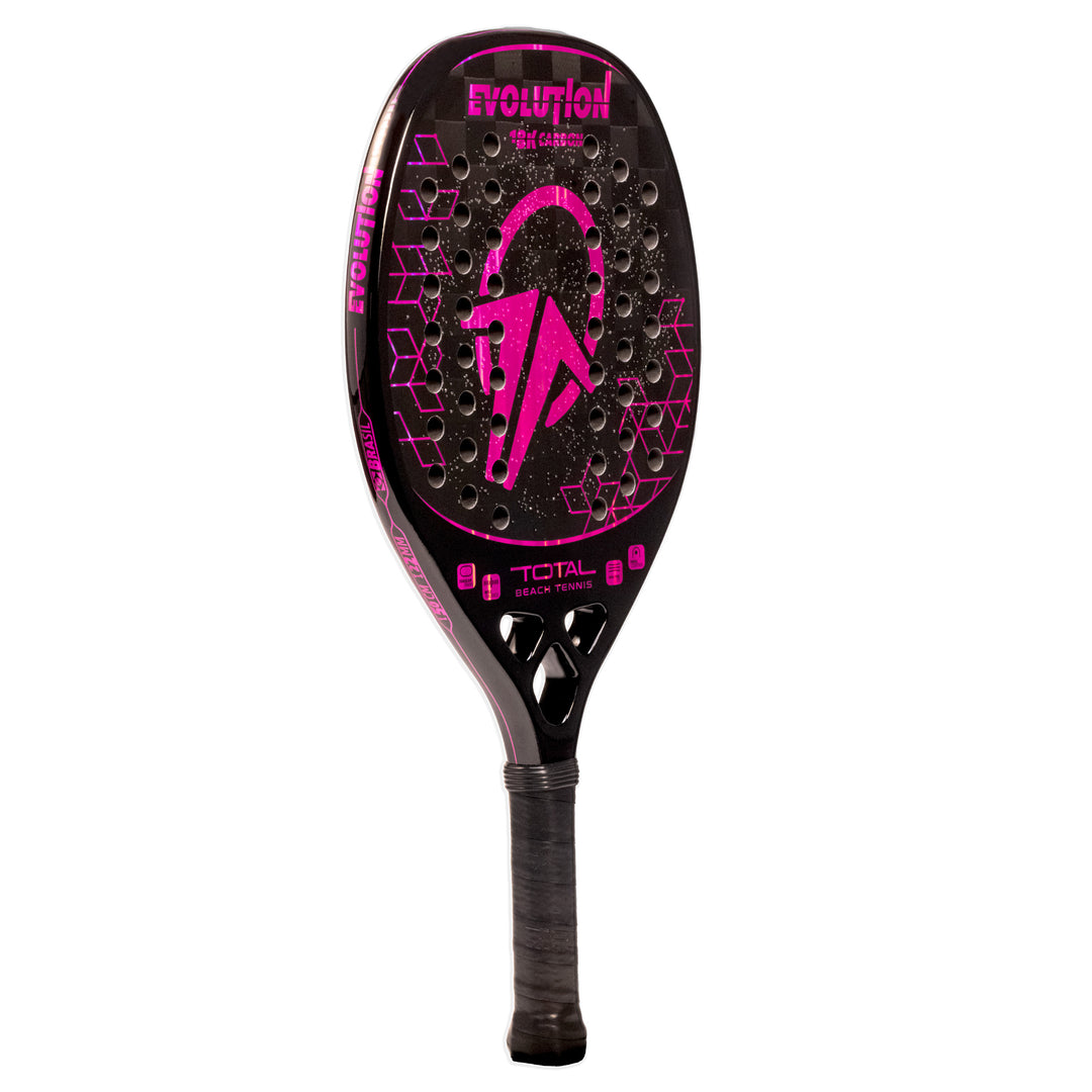Raquete Beach Tennis Carbono 18k Total Evolution Violeta 2025 + Capa