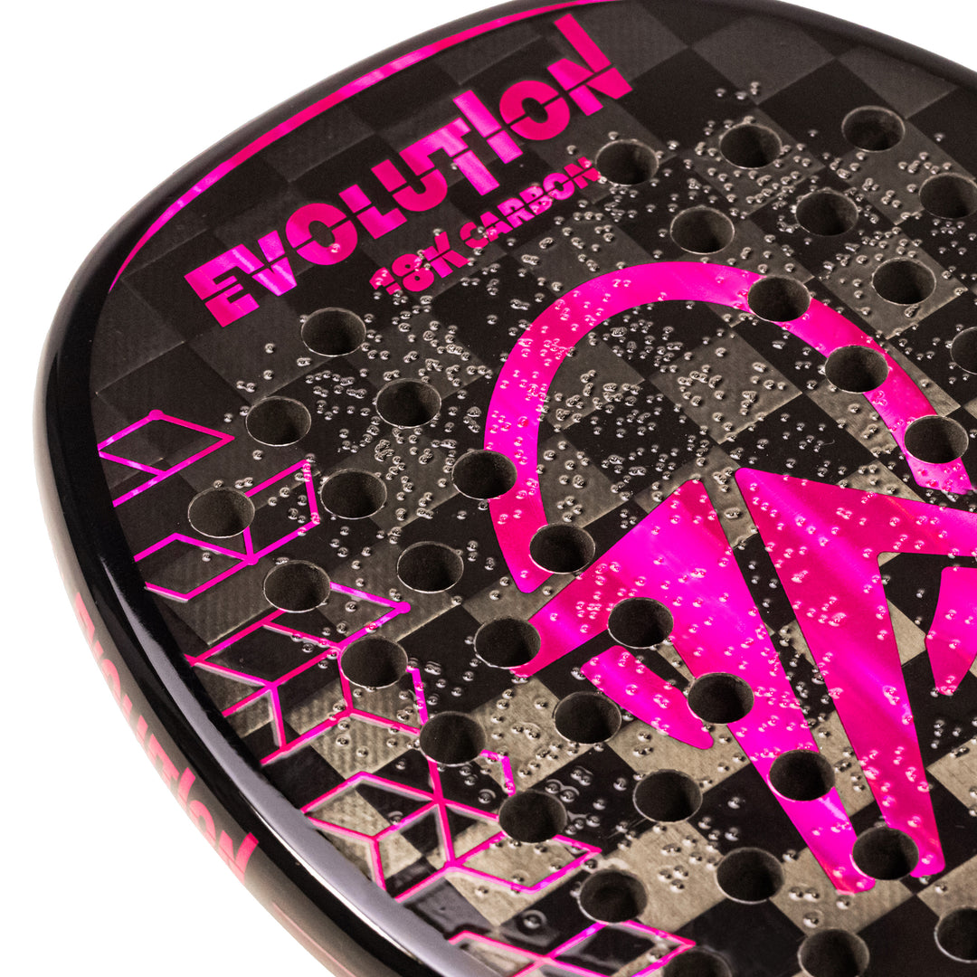 Kit Raquete Beach Tennis Total Evolution Violeta + Bola + Grip + Fita + Capa