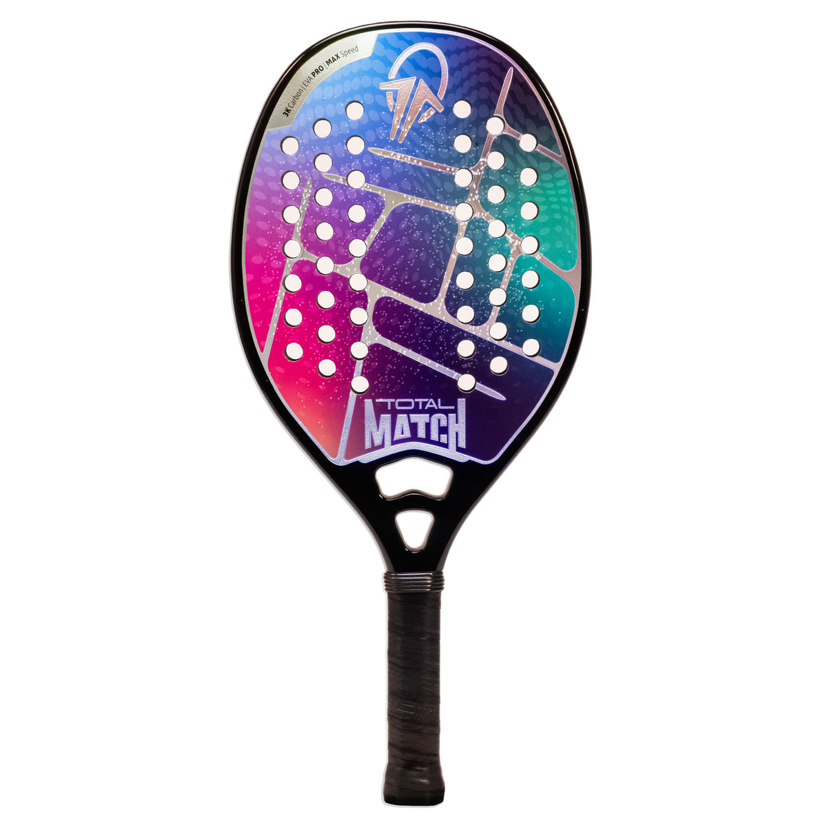 Raquete Beach Tennis Carbono 3k Total Match + Capa - Total Beach Tennis