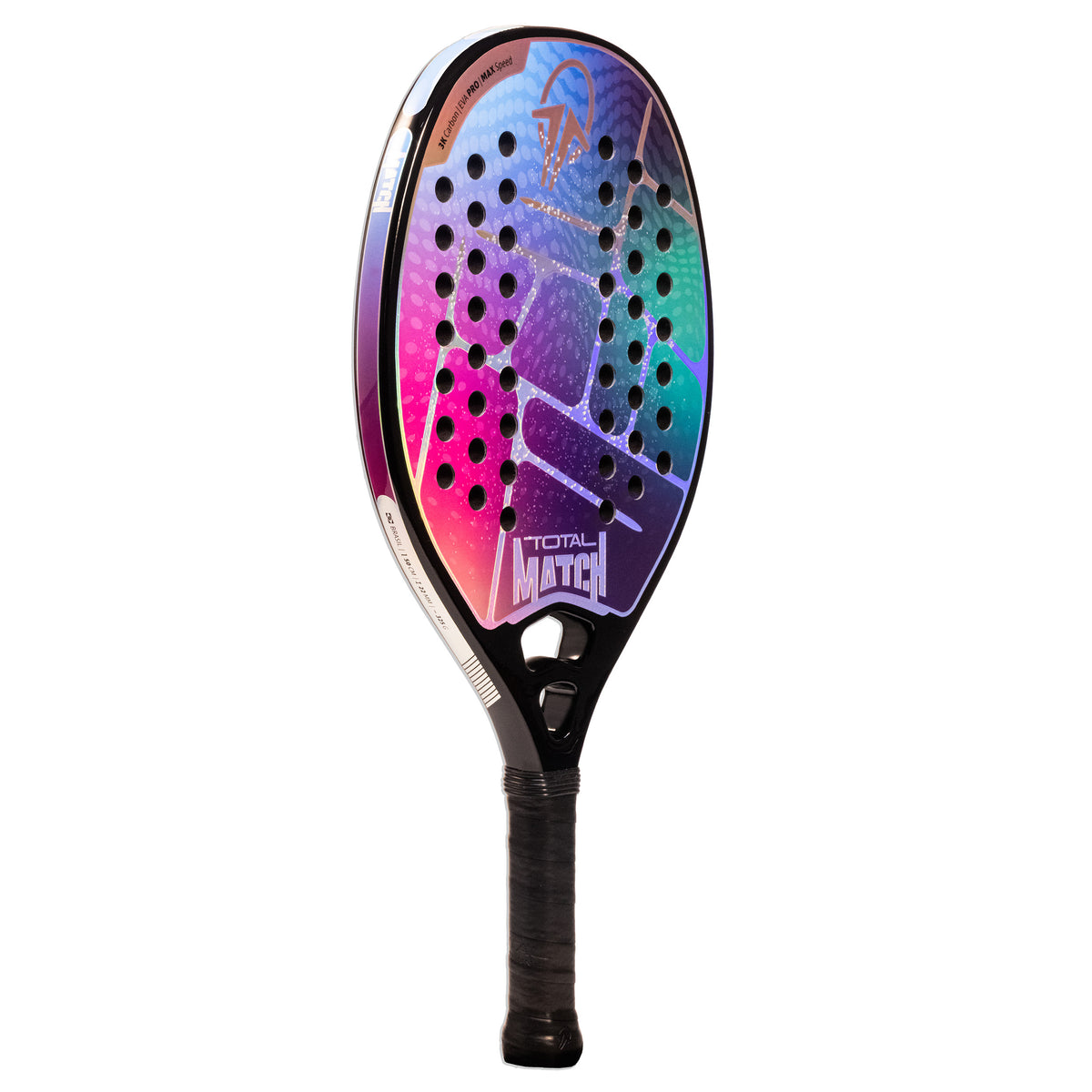 Raquete Beach Tennis Carbono 3k Total Match + Capa - Total Beach Tennis