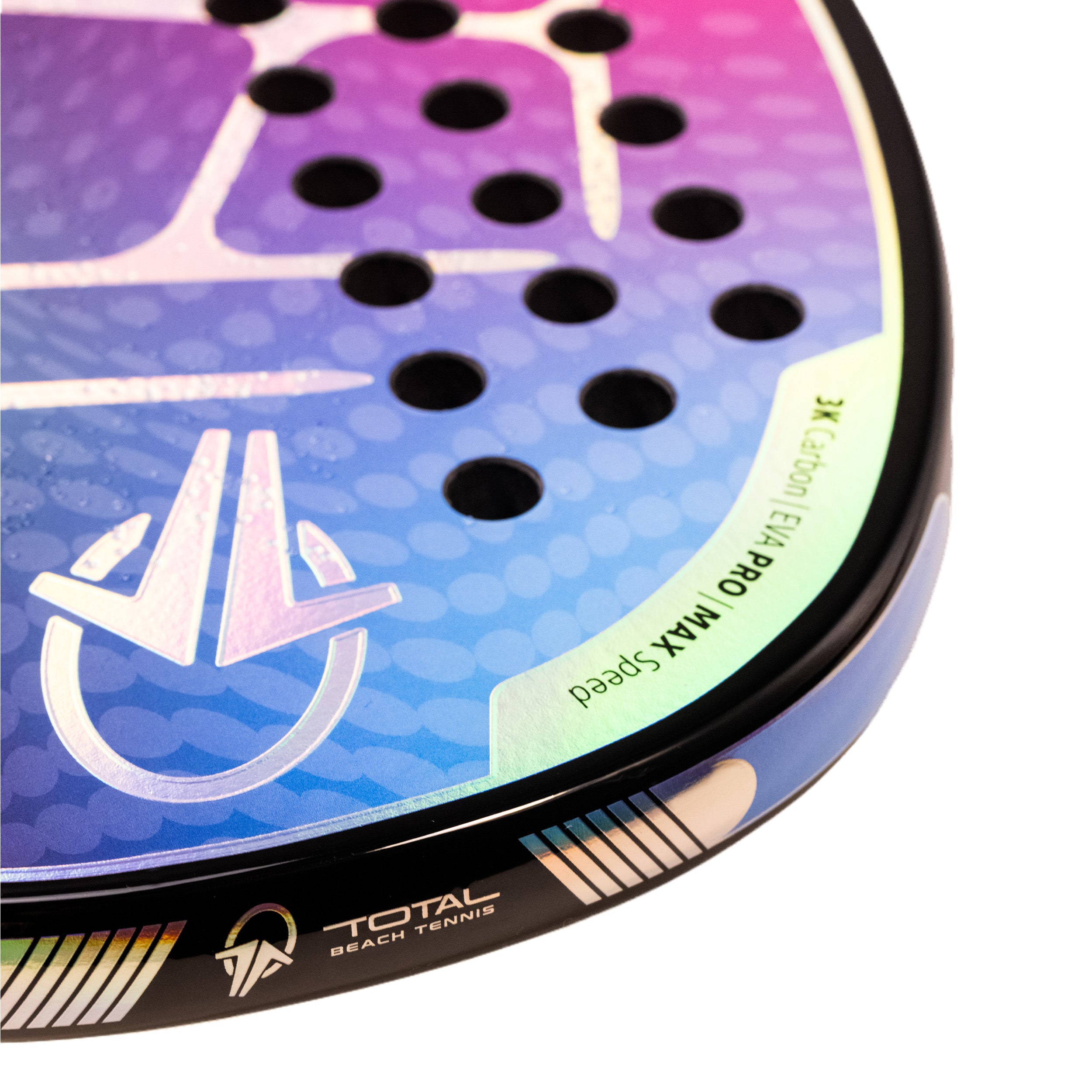 Raquete Beach Tennis Carbono 3k Total Match + Capa - Total Beach Tennis