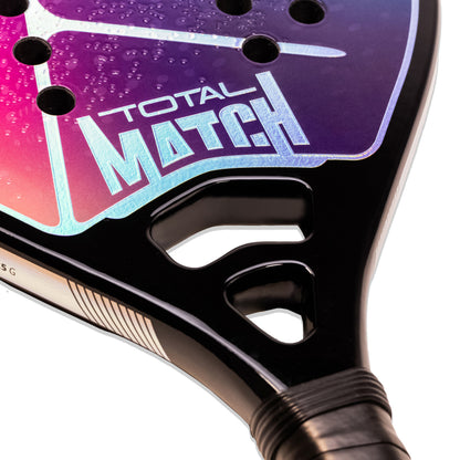 Raquete Beach Tennis Carbono 3k Total Match + Capa - Total Beach Tennis