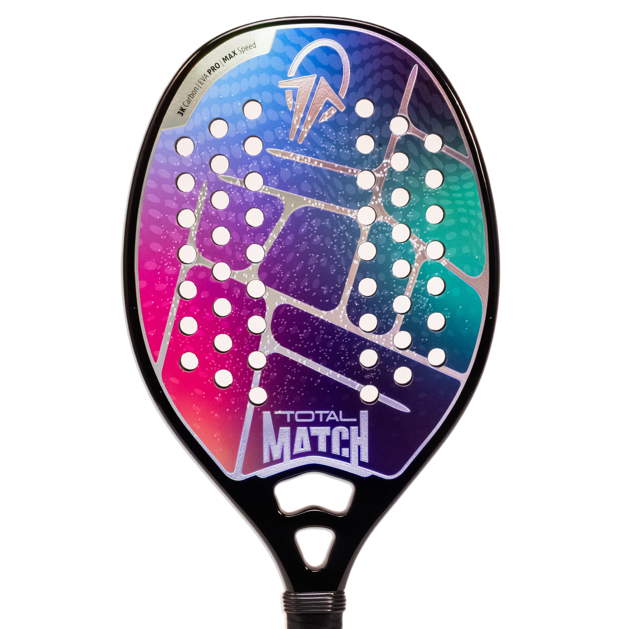 Raquete Beach Tennis Carbono 3k Total Match + Capa - Total Beach Tennis