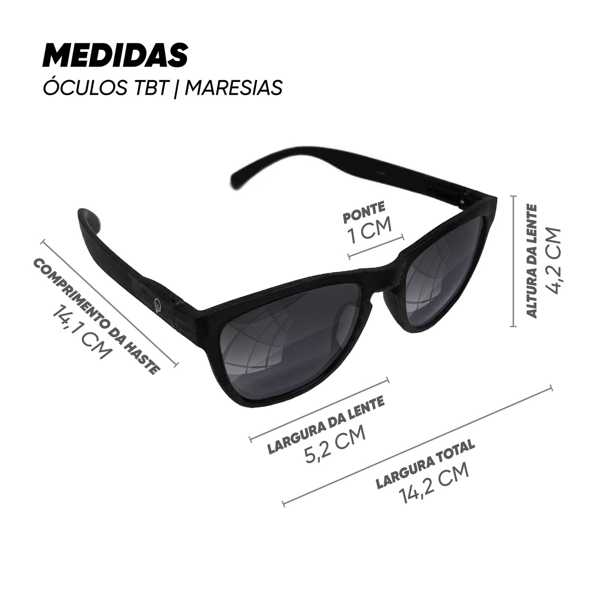 Óculos De Sol Polarizado Total Maresias Proteção Uv400 - Total Beach Tennis